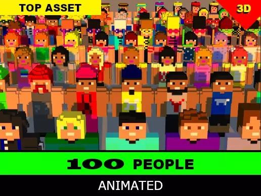 100 People - Animated Characters Pack v1.1